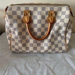 Louis Vuitton Azure Speedy 25
